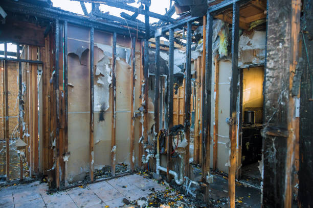 Professional Fire Damage Removal technician working in Haltom City, TX